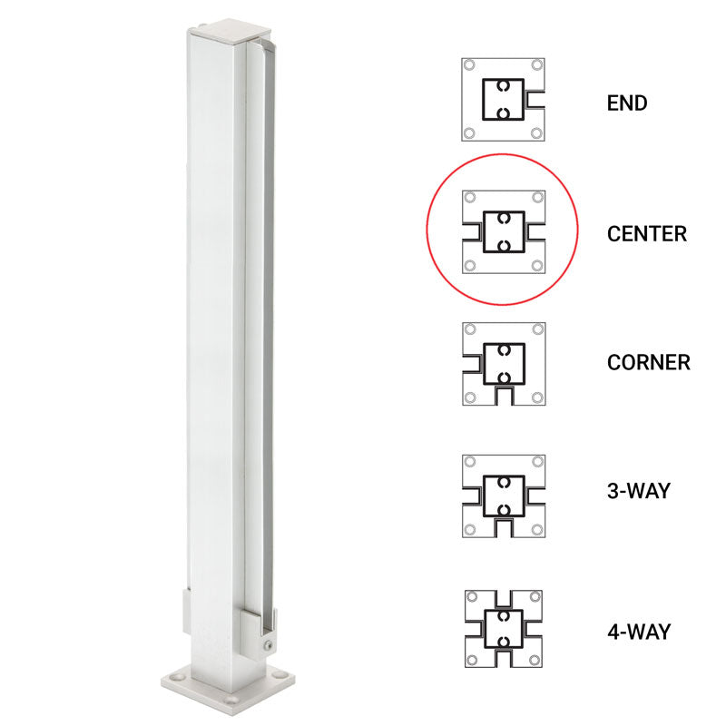 FHC 18" Center 1" Air Space Partition Post