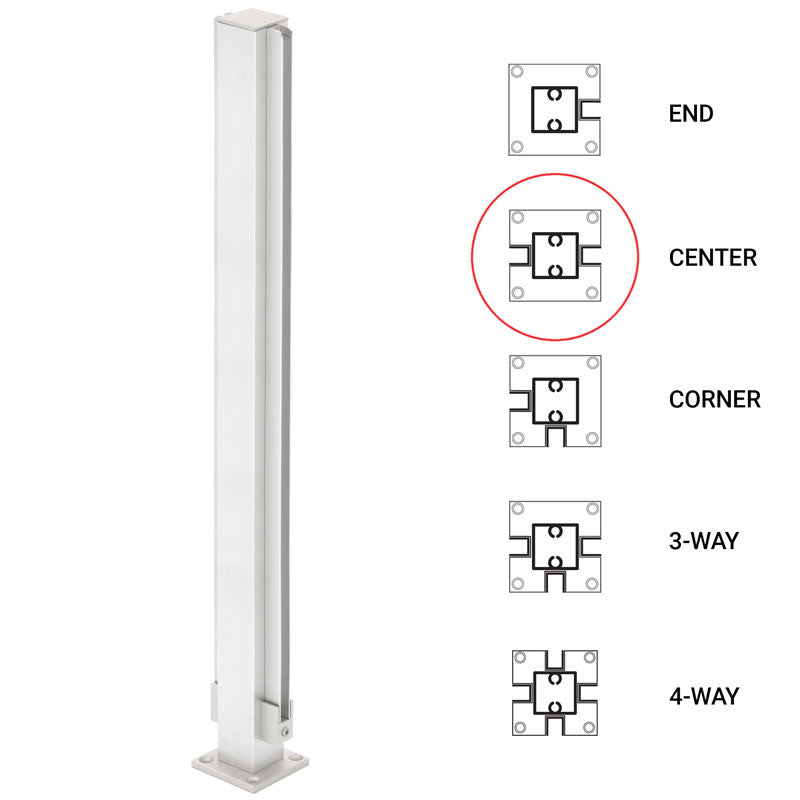 FHC 24" Center 1" Air Space Partition Post