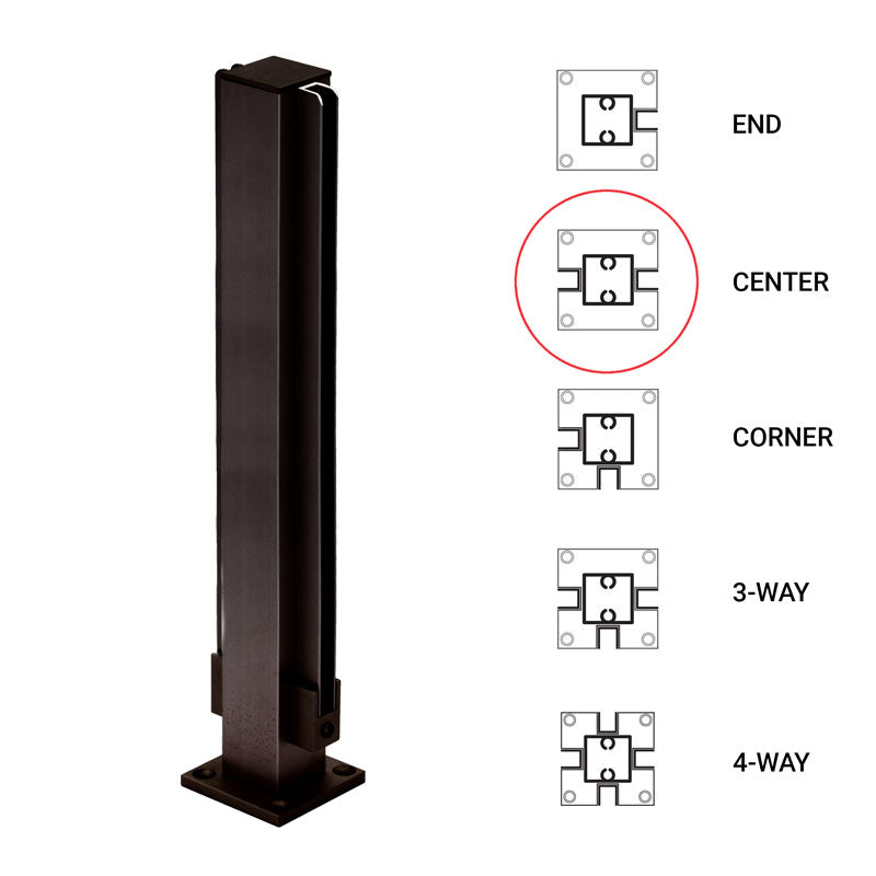 FHC 12" Center 1" Air Space Partition Post
