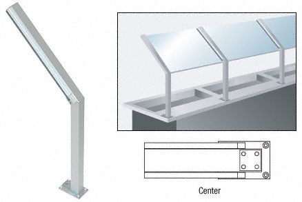 CRL D999 Series 23" Sneeze Guard Post