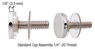 CRL 316 3/4" Diameter Standoff Cap Assembly