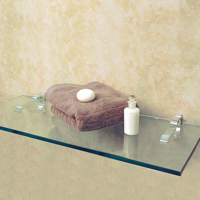 CRL Designer Aluminum Shelf Bracket for 3/8" to 1/2" Glass