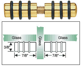 CRL Double Glass Shelf Support