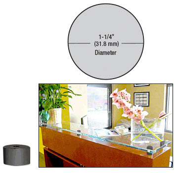 CRL 1-1/4" Diameter by 3/4" Standoff Base