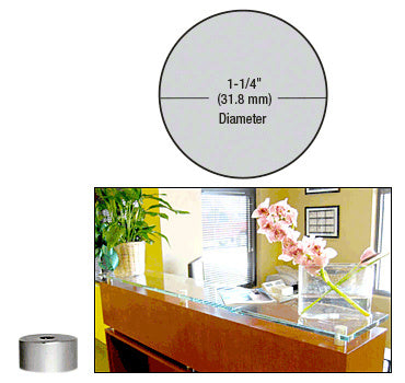 CRL 1-1/4" Diameter by 1/2" Standoff Base