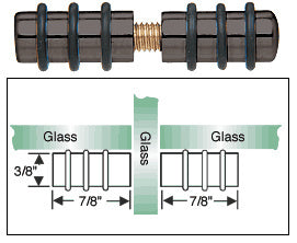 CRL Double Glass Shelf Support