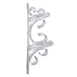 CRL Clear Lucite 2-Shelf Decorative Multi-Shelf Brackets *DISCONTINUED*