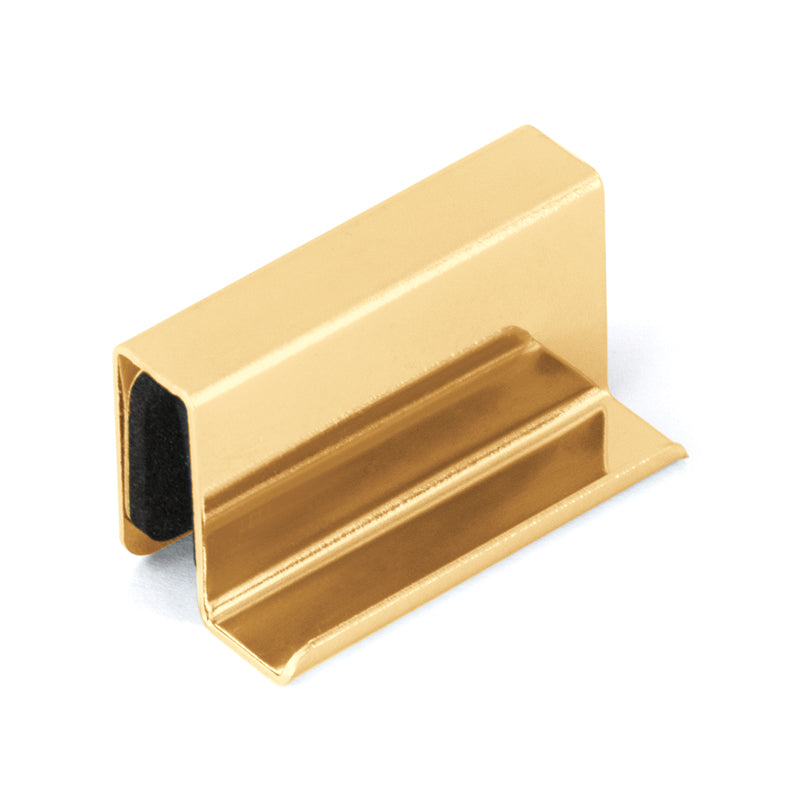 FHC Strike Plate With Finger Pull For 3/16" To 1/4" Glass