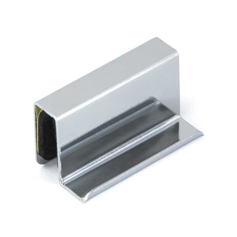 FHC Strike Plate With Finger Pull For 3/16" To 1/4" Glass