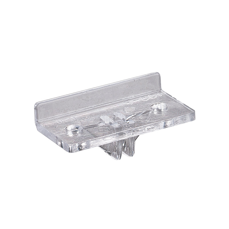 FHC Clear Shelf-To-Shelf Front Rest Without Divider - 10/Pk