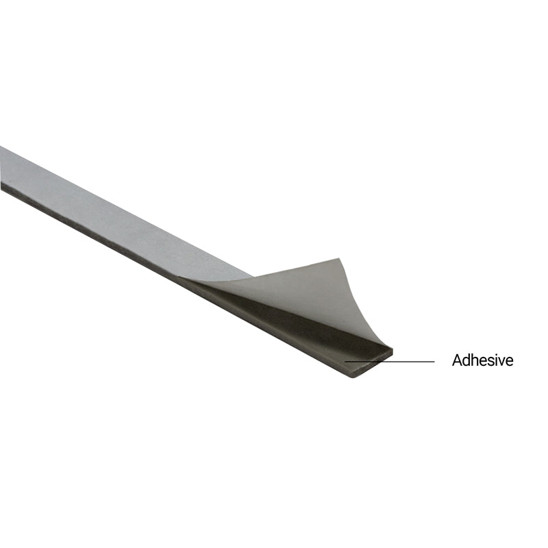 FHC Felt Tape Adhesive Backed - Gray