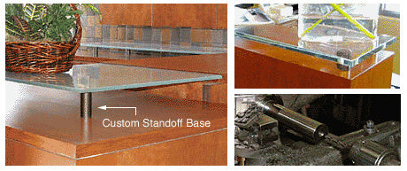 CRL Custom 3/4" Diameter Standoff Base