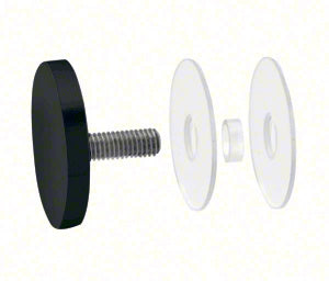 CRL 316 2" Diameter Standoff Round Cap Assembly