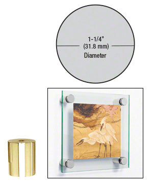 CRL 1-1/4" Diameter by 1-1/2" Standoff Base