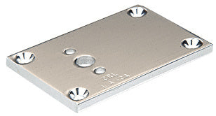 CRL 2" x 3" Blank Base for Tall Partition Posts