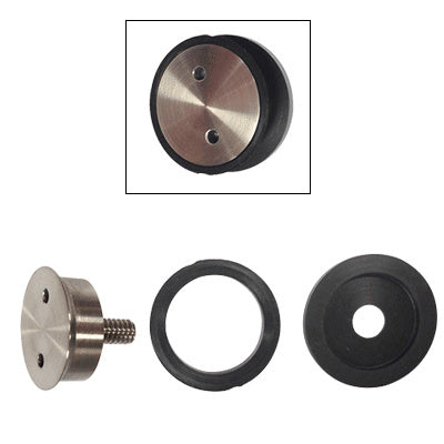 CRL 1/4"-20 Flush End Cap Assembly for 1" Standoff Bases