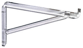 CRL Clear Lucite 10" Shelf Brackets