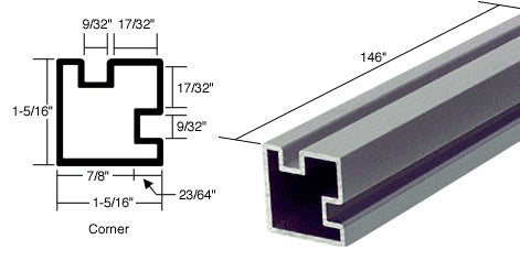 CRL Extrusion - 72" or 146" Additional Image - 15