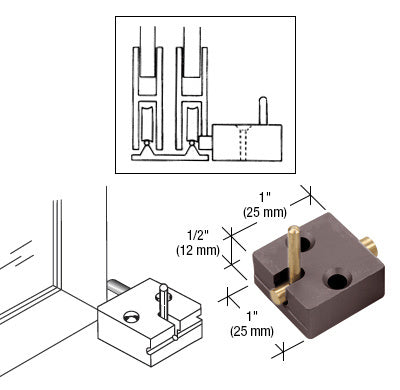 CRL Low Profile Deck Catch for Pass-Thru Windows