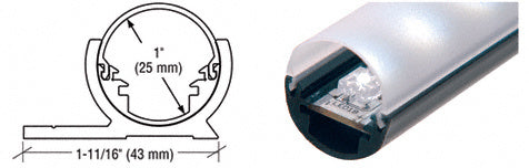 CRL Round Body Housing for LED Strip Lights *DISCONTINUED*