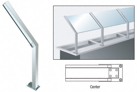 CRL D999 Series 23" Sneeze Guard Post