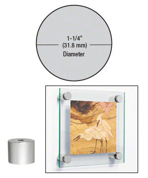 CRL 1-1/4" Diameter by 1" Standoff Base