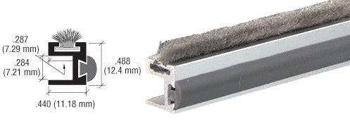 CRL 1/2" Wide Dust Proof Bumper and Wiper