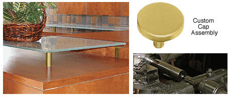 CRL 1-1/2" Diameter Custom Standoff Cap Assembly