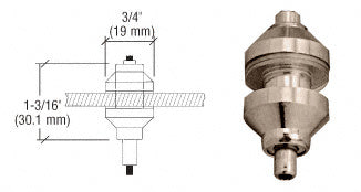 CRL Plated Drilled Glass Shelf Brackets for the Cable Display System