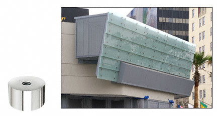 CRL 316 Standoff Base 1-1/2" Diameter by 1/2" in Length