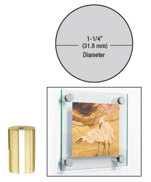 CRL 1-1/4" Diameter by 2" Standoff Base