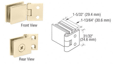 CRL Single Wall-to-Glass Hinges