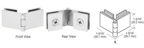 CRL Glass-to-Glass 90 Degree Return Hinge