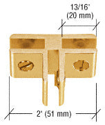 CRL 3-Way 90 Degree Aluminum Glass Connector