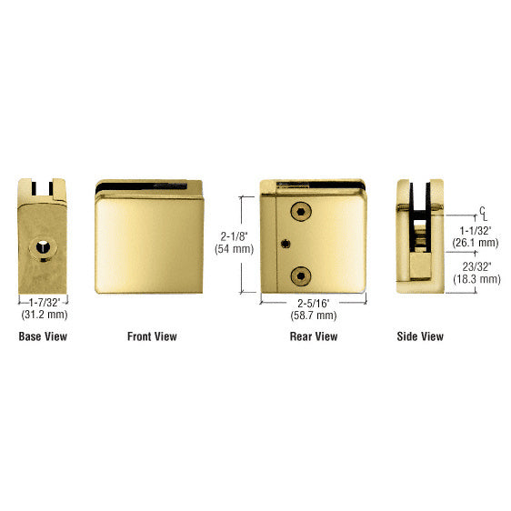 CRL Z-Series Square Type Flat Base Clamps Additional Image - 28