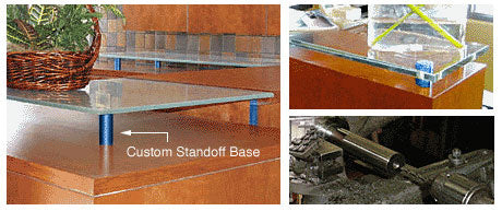 CRL Custom 1" Diameter Standoff Base