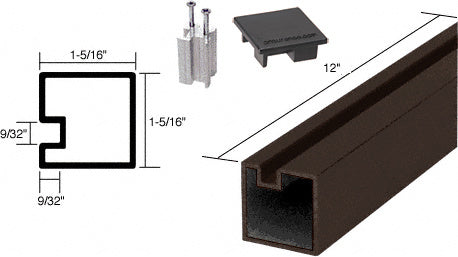 CRL Counter Post - 12", 18", 24" Hight Additional Image - 1