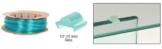 CRL 100' Roll of Clear Heavy Glass Top Vinyl for 1/2" Glass