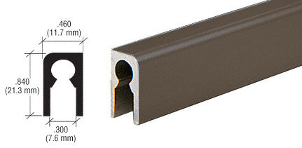 CRL Vertical Sliding Door Extrusion *DISCONTINUED*