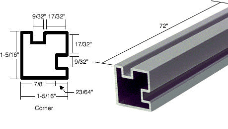 CRL Extrusion - 72" or 146" Additional Image - 6