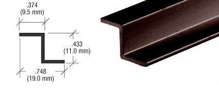 CRL Z-Bar Aluminum Channel