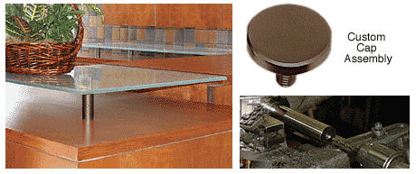 CRL 1-1/2" Diameter Custom Standoff Cap Assembly