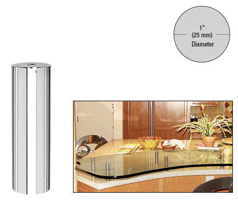 CRL 316 1" Diameter by 4" Standoff Base