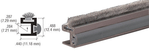 CRL 1/2" Wide Dust Proof Bumper and Wiper