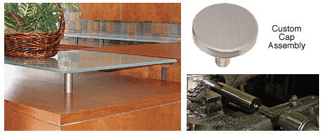 CRL 1-1/2" Diameter Custom Standoff Cap Assembly