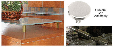 CRL 316 3" Diameter Custom Standoff Cap Assembly