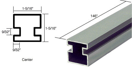 CRL Extrusion - 72" or 146" Additional Image - 12