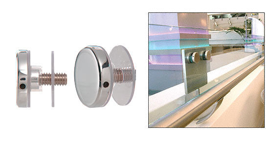 CRL 316 1-1/2" Diameter Standoff Round Cap Assembly