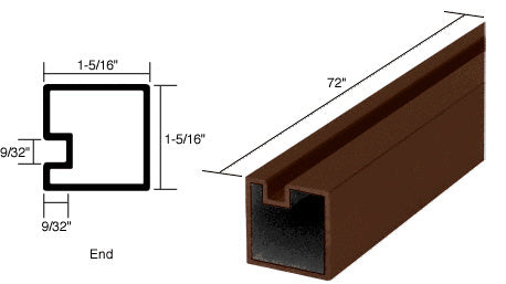 CRL Extrusion - 72" or 146" Additional Image - 1