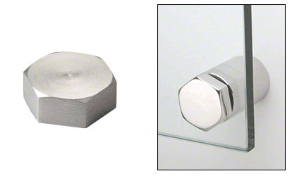 CRL 316 Brushed Stainless 1" Hex Head Cap